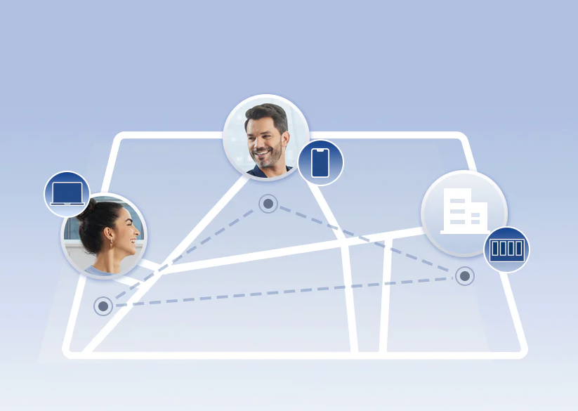 NAS devices connect to a LAN via Ethernet or Wi-Fi, enabling shared local-like file access.