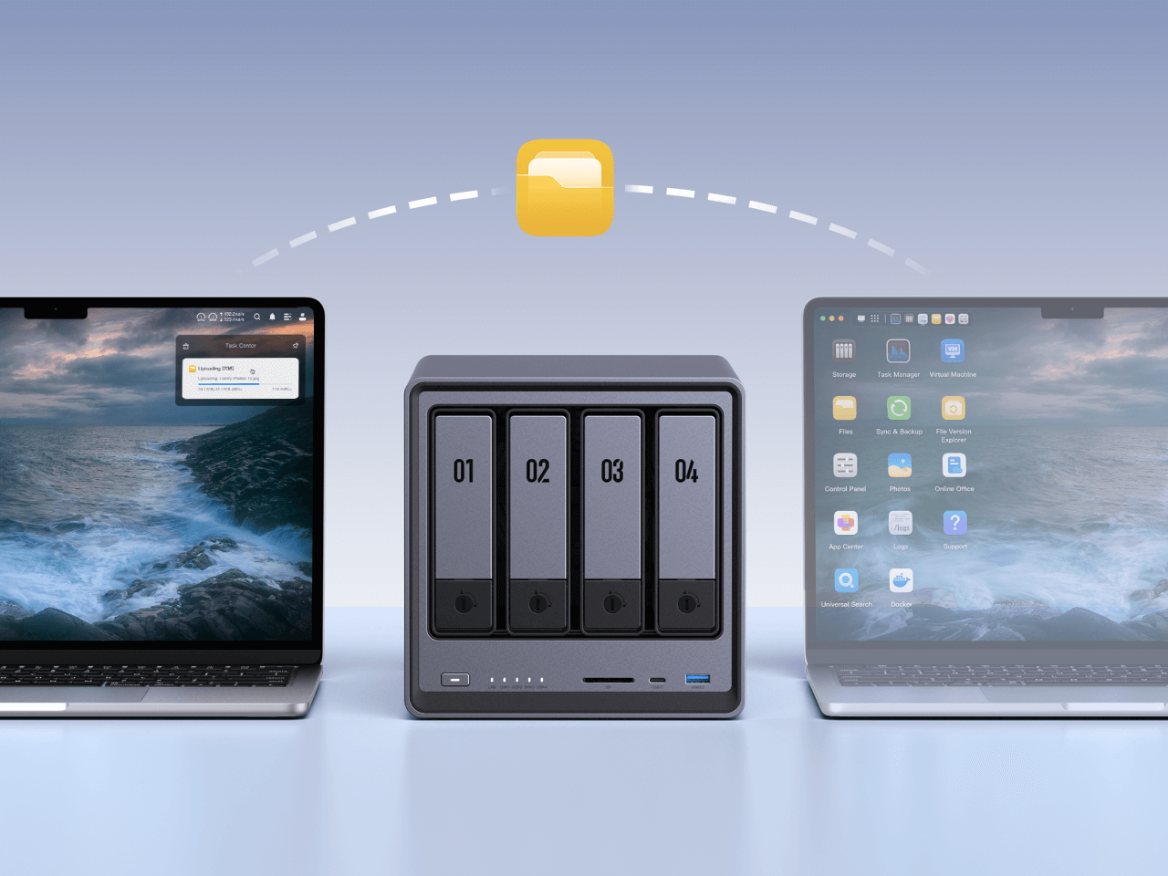 NAS supports compatibility and scalable expansion across platforms.