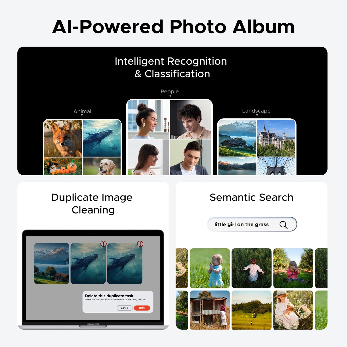 UGREEN AI NAS storage 4 bay  AI-powered photo album, that intelligent recognition and classification