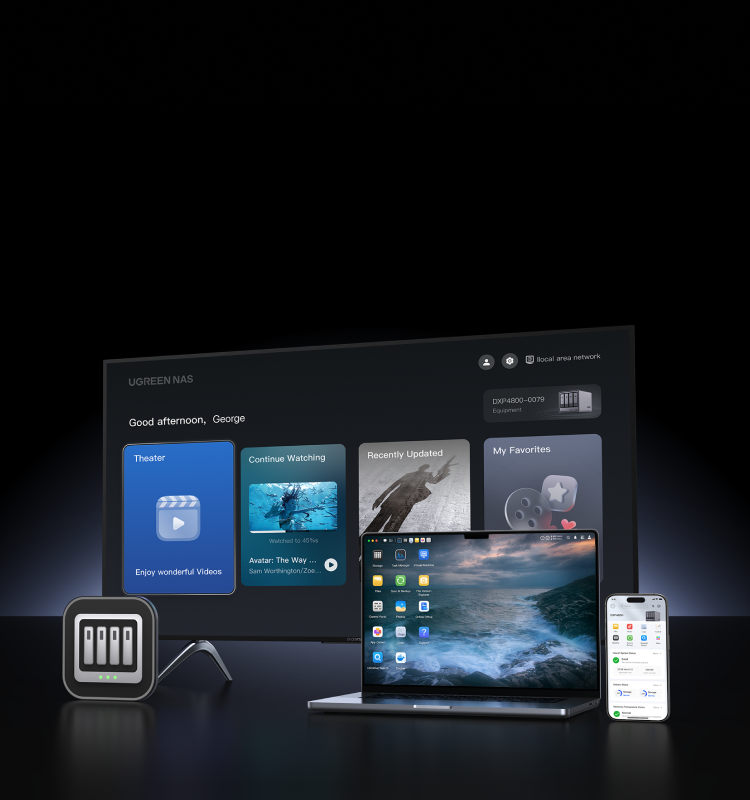 UGREEN NAS's high-end, personal cloud operating system
