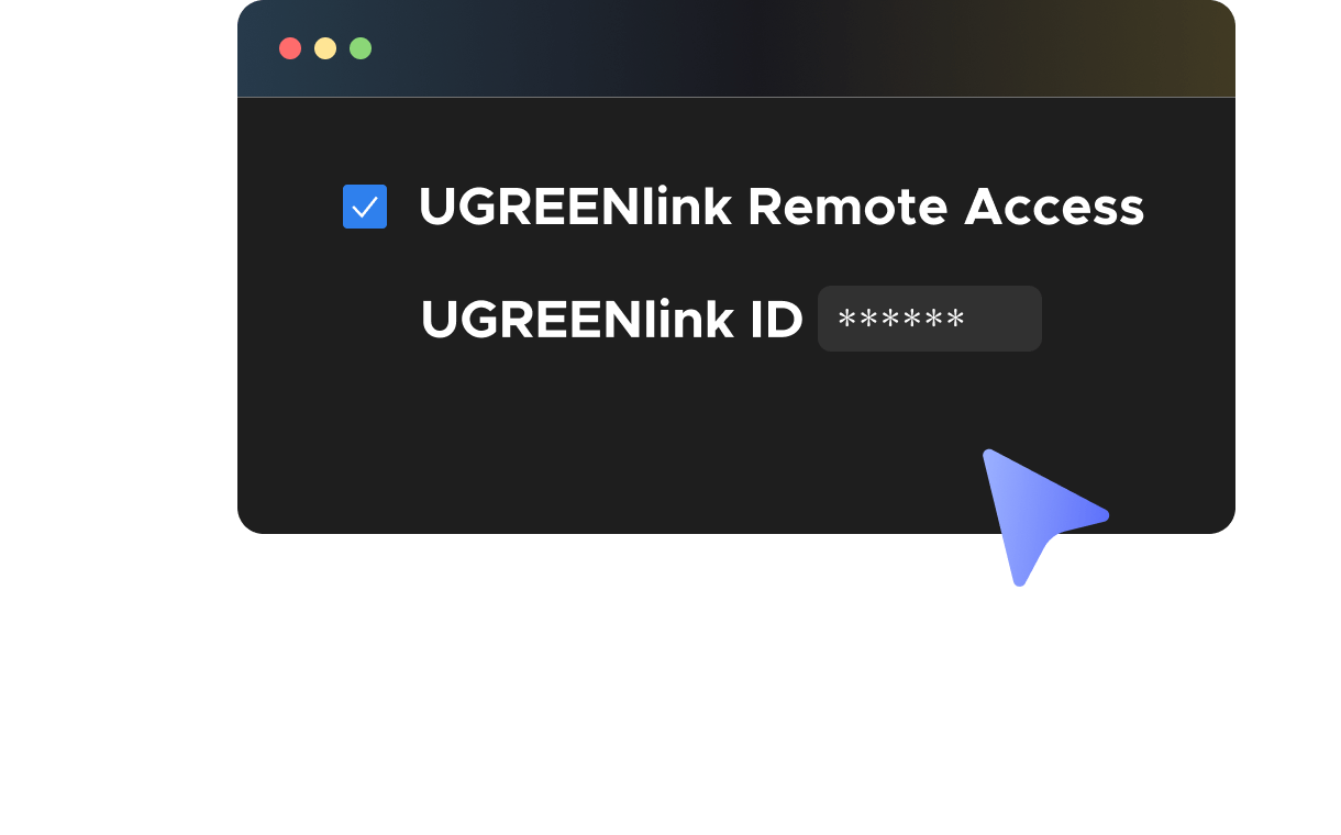 No additional configuration is required for ugreenlink to securely access the system.